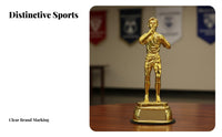 Gold Plated Soccer Referee Award Exquisite Craftsmanship Soccer Award Collectible for Sports Coaches, Teams, Office Decoration, Home Decor