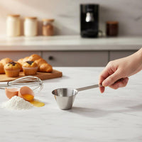 Measuring Spoon Polished Finish Kitchen Tool Hanging Hole