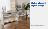 Digital Keyboard, 88-Key Weighted Smart Electric Keyboard, Adult Home Practice