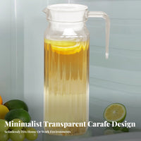 Restaurant Design Water Pitcher Food Grade Material Hot and Cold Water Carafe Hot Cold Beverage Jug for Restaurants, Taverns, Office, Parties