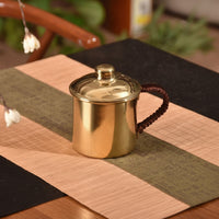 Metal Cup with Lid Handmade Metal Copper Mug Handcrafted Copper Mug for Gift Presentations