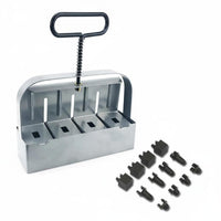Soil Block Maker Easy to Use Handheld Soil Blocker Ergonomic Handle Starting Block Form for Nursery