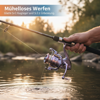 Haodun SE800S Ultralight Carbon Spinning Reel for Stream Lure Fishing