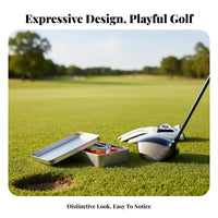 30 Pieces Long-Lasting Maple Wood Wooden Golf Tees Graduated Markings Golf Tee Gift Set Multi-Color Sporting Goods Stable Structure for Golfers, Beginners, Adults, Driving Range, Outdoor Sports
