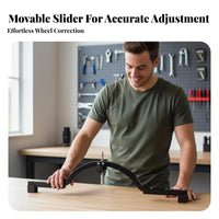 Wheel Dishing Gauge Adjustable slider Truing Stand Centering Tool Aluminum Alloy Body wheel loop Centering Gauge for Workshop