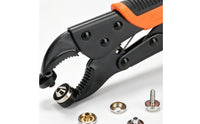 Stainless Steel Snap Fastener Installation Kit Rust Resistant Press Stud Installation Tool Polished Burrburrless Edges for DIY Crafters