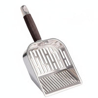 Cat Feline Waste Remover Rust-Resistant Stainless Steel Waste Scooper Fast Sifting Large Cat Litter