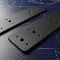 2 Pieces Wood Reinforcement Bracket Coated for Outdoor Construction