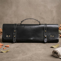 Drum Bag Leather Drumstick Roll Small Holder for Gigs, Music School
