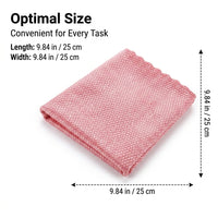 Microfibre Cloth and Super Wipe Bathroom Drying Cloth, Fish Scale Microfiber Cloths for Glass, No Residue Cloth, Washable and Oil-Resistant