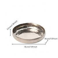 Decorative Tray Textured Fruit Tray Irregular Decorative Dish for Coffee Table, Entryway Console