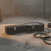 42 Inch Acoustic Guitar Case Convex Top 43 Inch Acoustic Guitar Case Portable Handle Musical Instrument Storage for Travel