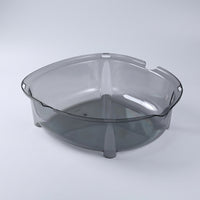 Shallow-Depth Litter Pan with Rim Translucent Cat Litter Tray One-Piece Easy to Clean for Cats, Kittens, Indoor, Apartments