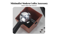 Long-Lasting ABS Plastic Espresso Knock Box Anti-Slip Base Coffee Knock Box Shock-Absorbing for Coffee Professional S, Home Brewers, Cafe
