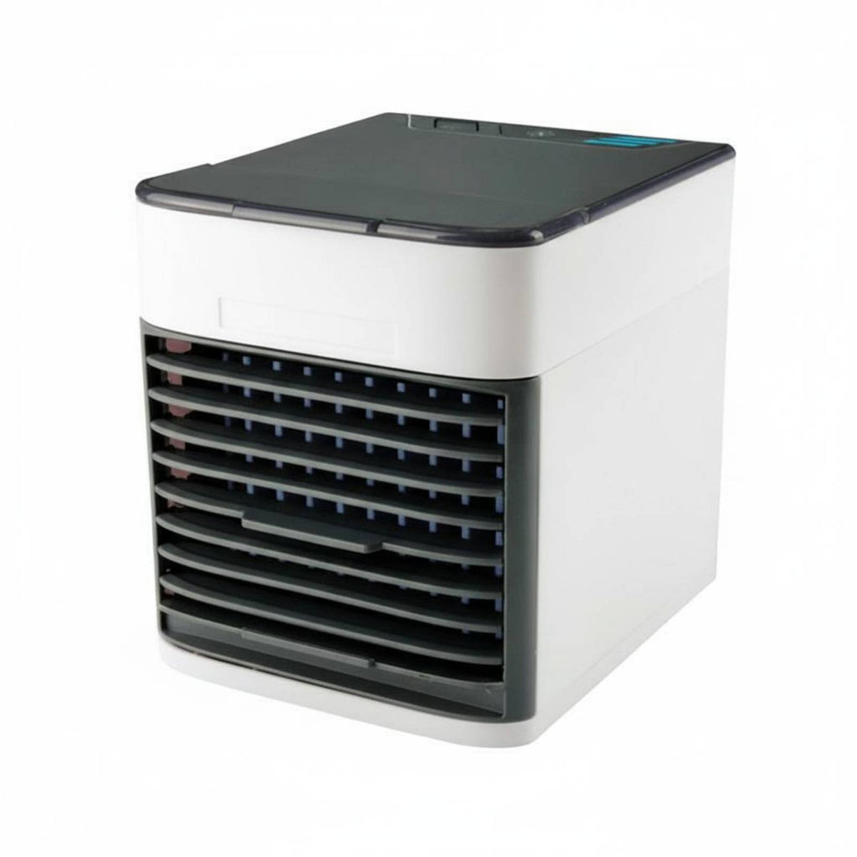 Humidifier Function Portable Air Conditioner Fan 3 Speed Settings USB Personal Air Cooler Quiet Operation for Office, Dorm Room, Car