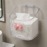 Wall-Mounted Bathroom Storage Shelf with No-Drill Installation