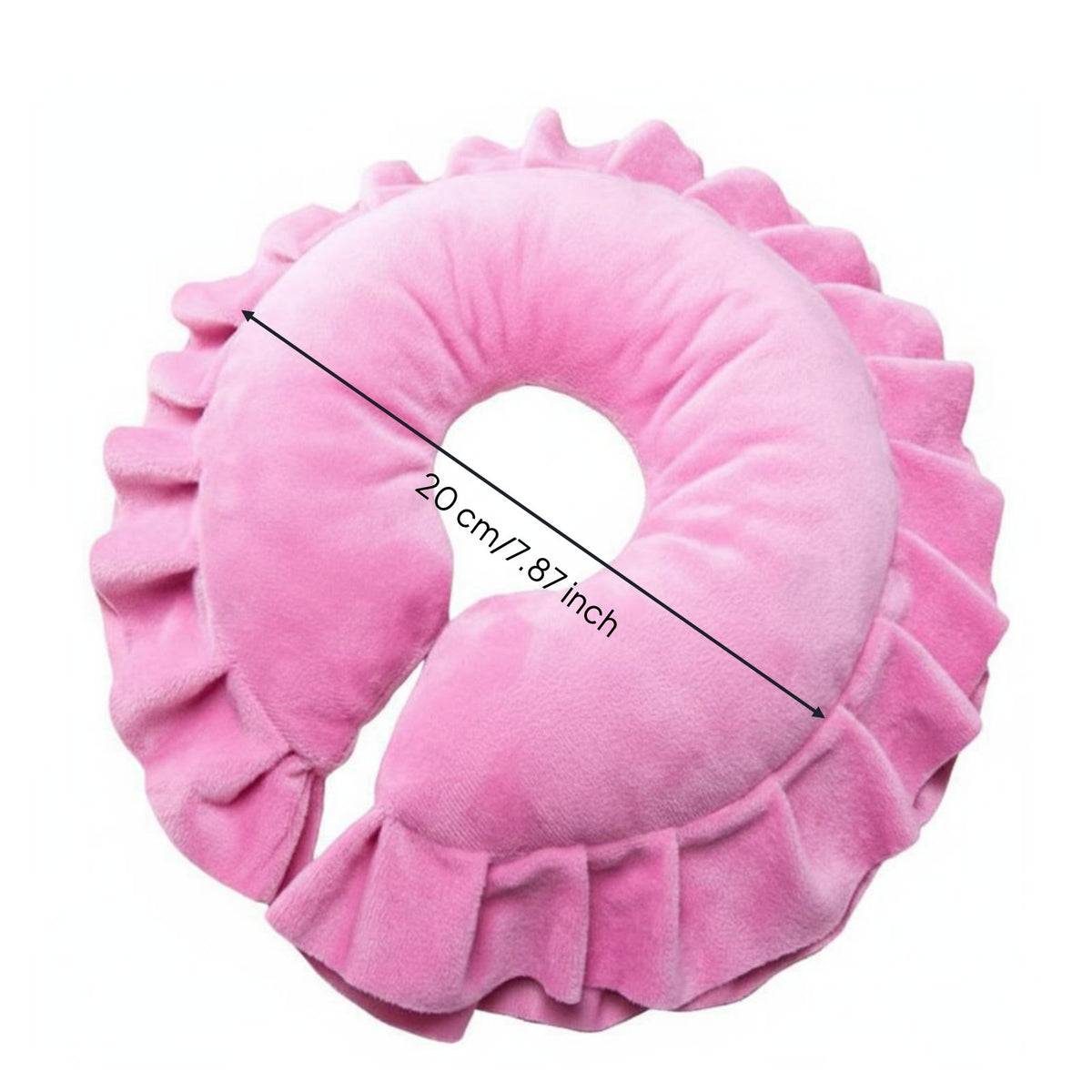 Removable and Washable Cover U-Shaped Face down Pillow Easy to Clean U-Shaped Face Pillow Breathable Design for Stomach Sleepers, Spa