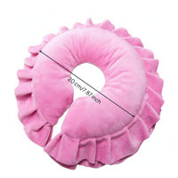 Removable and Washable Cover U-Shaped Face down Pillow Easy to Clean U-Shaped Face Pillow Breathable Design for Stomach Sleepers, Spa