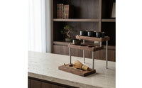Three-Tier Coffee Tool Rack Space-Saving Espresso Accessory Holder Compact Organizer with Slots Detachable for Baristas