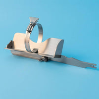Brushed Metal Finish Reciprocating Saw Shaker Holder with Tightening Knob Reciprocating Saw Shaker Included Work Gloves Adjustable Can Clamp Extendable