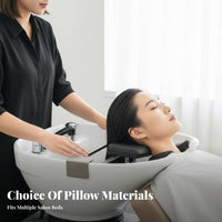 Ergonomic Design Shampoo Bowl Headrest Soft & Comfortable Shampoo Bowl Neck Rest Easy to Install for Barbers, Beauticians, Barbershops, Spas