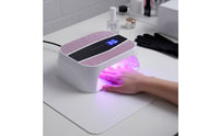LED Nail Lamp Fast Curing Gel Nail Lamp with Smart Sensor Dryer Dual Wavelength Touch Control for Manicurists, Home DIY