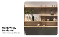 Space-Saving Multi-Tier Hanging Shelf minimalist design Multi-Tier Floating Shelf adaptable Wall-Mounted Rack Sturdy and long-lasting for Apartment Dwellers, Decor fans, Living Room, Bedroom, Office, Hallmethod