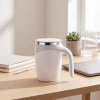 Automatic Self-Stirring Mug Insulated Self-Stirring Mug with Lid Portable Easy to Clean for Coffee Lovers, Office Workers, Students, Desk, Home, Dorm Room