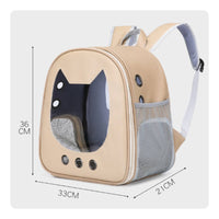 Cat Backpack Structured Pet Carrier Backpack Cat Carrier with Window Padded Bag Portable for Travel, Vet Visits