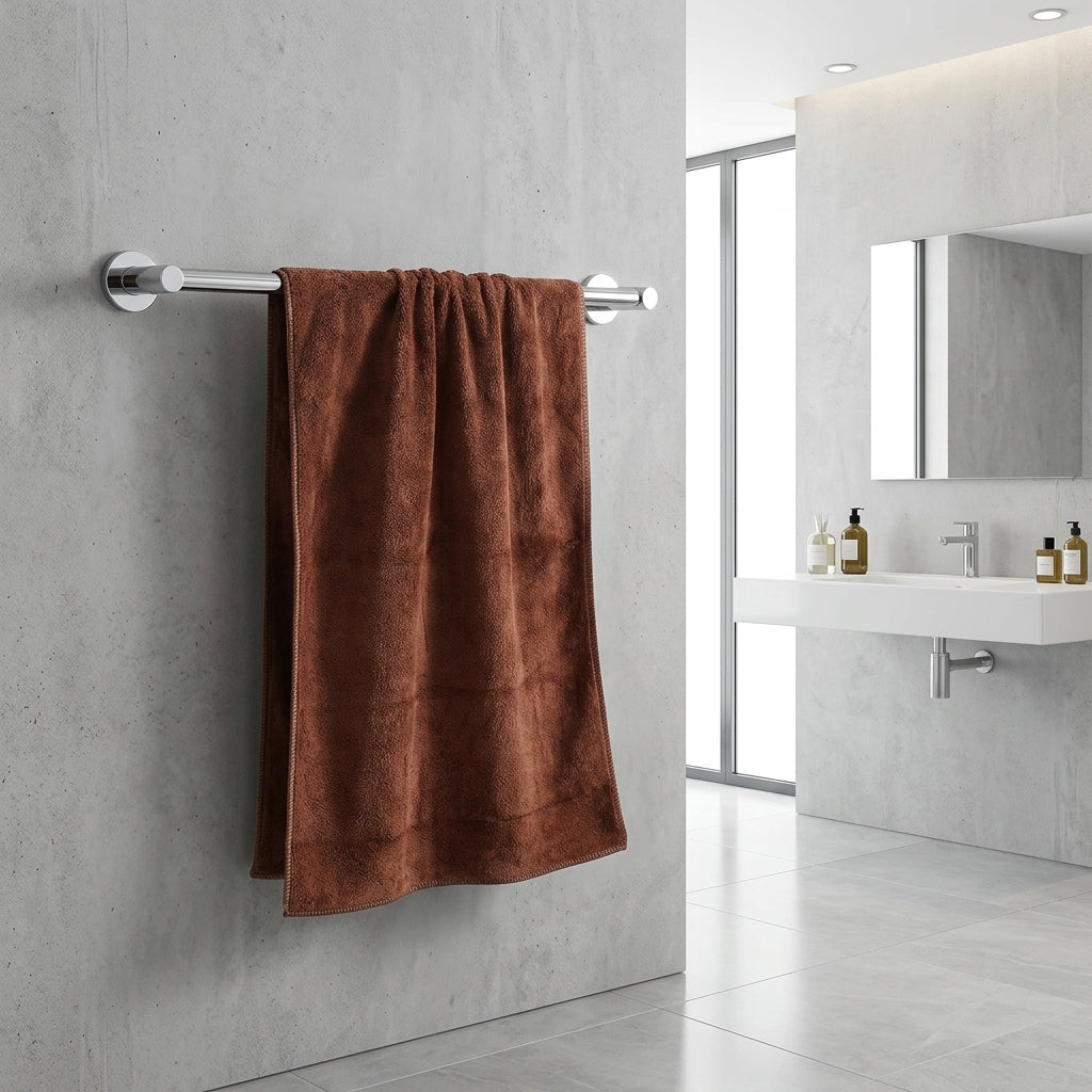Thick Microfibre Cloth and Microfibre Towel 35cm x 75cm, 5 Pack Highly Absorbent Towels for Car Washing, Surface Salon and Household Use