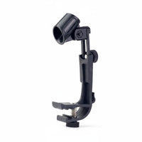 Adjustable Angle Drum Rim Audio Record Device Clamp Shockproof Drum Mic Clip Musical Instrument Accessory for Drummers, Musicians