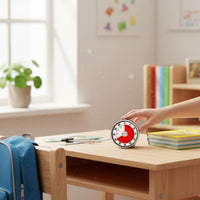 60-Minute Study Timer Audible Notification 60-Minute Visual Timer Easy to Read Dial Wind-Kitchen Appliance Clock for Students, Teachers, Focused Tasks