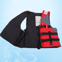Waterproof Material High Buoyancy Life Jacket Lightweight Design Watersports Safety Vest Reflective Strips Adjustable Flotation Vest for Snorkeling, Surfing