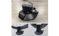 Rear-Wheel Suction Rack Wide Strap Suction-Mounted Bike Holder Cycling Gear Heavy Duty Black Plastic for Upright Mounting