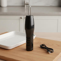 Lightweight Electric Poultry Plucker Ergonomic Design Handheld Feather Plucker Food-Grade Stainless Steel Duck Pinfeather Removal Tool Rechargeable for Butchers