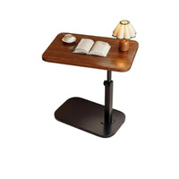 Space-Saving Adjustable C-Shaped Table Mobile with casters C-Shaped overSofa-side tray Lower Storage Shelf Household Furniture Rounded Corners for work-from-home Workers, Apartment Dwellers, Students, Living Room, Bedroom, Small areas, Home Office