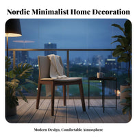 Nordic Design Upholstered Sloping-Back Chair Ergonomic Backrest Upholstered Side Chair Long-Lasting Construction Seating Furniture Stable Legs for Hospitality Business Owners, Homeowners, Interior Designers, Dining Room, Restaurant, Balcony, Kitchen