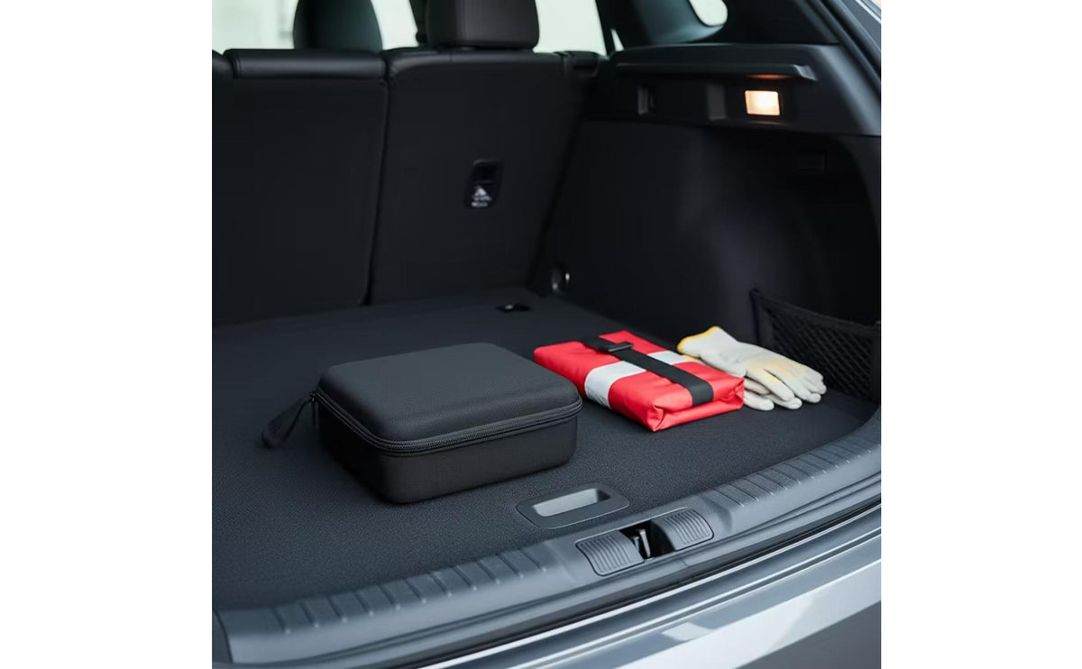 EVA Electric Drill Storage Bag Portable Drill Carrying Case Zippered Tool Storage Bag Sturdy for DIYers, Handymen, Workshop, Travel