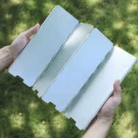 16-Panel Aluminum Alloy Wind Screen, Foldable & Windproof for Outdoor Cooking, Lightweight Camping Shield with Carrying Bag