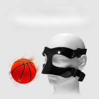 Shock-Resistant Resistant Basketball Face Mask Secure Fit Basketball Nose Protector Lightweight for Adults, Kids