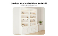 Cosmetic Display Cabinet High Visibility Salon Product Display Unit Modern Elegant Salon Product Stand for Boutique Owners, Spas, Boutiques