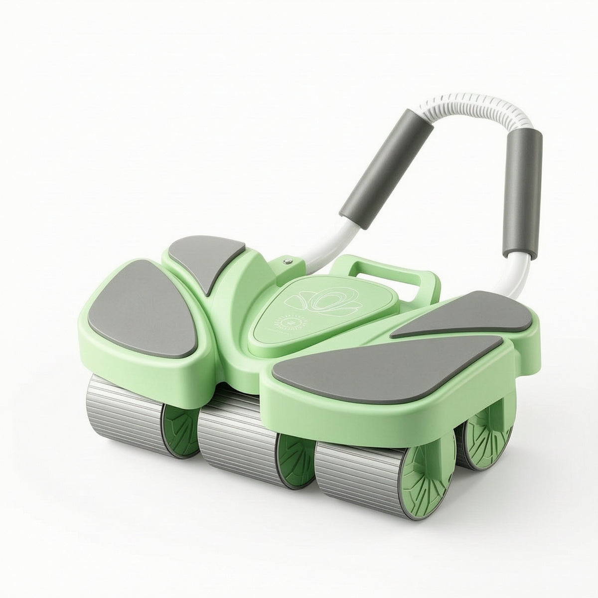 Six-Wheel Abdominal Roller Ultra-Wide Fitness Equipment Compact for Beginners