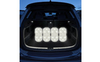 4 Pieces Compact Car Ambient Light Wireless Car Interior Light Bright Under-Dash LED Lights Color-Changing for Trunk