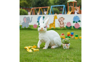 Hare Figurine Weather-Resistant Bunny Statue Great Gift Idea Bunny Lawn Ornament for Gardeners, Kindergarten, Patio, Bonsai
