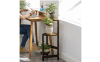 Natural Bamboo Plant Stand Indoor Tiered Plant Stand Outdoor Furniture Space-Saving for Living Room