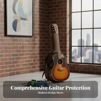 41 Inch Folk Guitar Bag Thick Padding 41 Inch Guitar Bag Musical Instrument Accessory Neck Support Pillow Water-Resistant