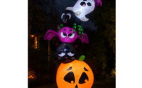 Inflatable Inflatable Halloween Yard Decoration Lighted Halloween Inflatable Glowing Bright for Lawn