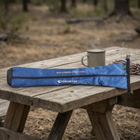 Lightweight Hiking Pole Storage Bag Textured Textile Trekking Pole Bag Drawstring Top Climbing Stick Sleeve Zippered