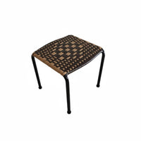 adaptable Small Woven Stool Portable Woven Rattan Stool Lightweight Low Seat long-lasting Frame for Homeowners, Interior Decorators, Fishing, Entryway, exteriordoor, Living Room