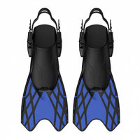 Adjustable Swim Fins Comfortable Swim Flippers Adjustable Anti Slip Sole Diving Adult Men Women Training Flippers